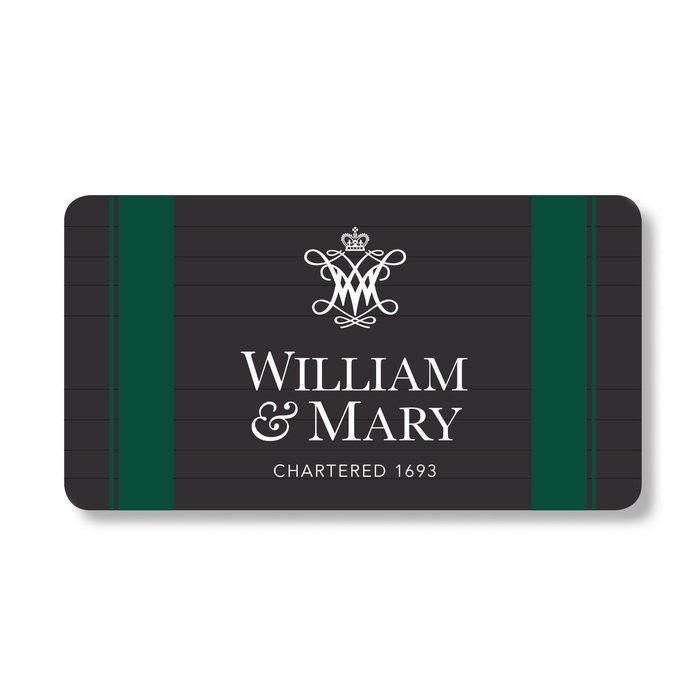 OTM Essentials S1-PBCV1-WMR College of William & Mary Grey Power Bank, Classic Slim, Black