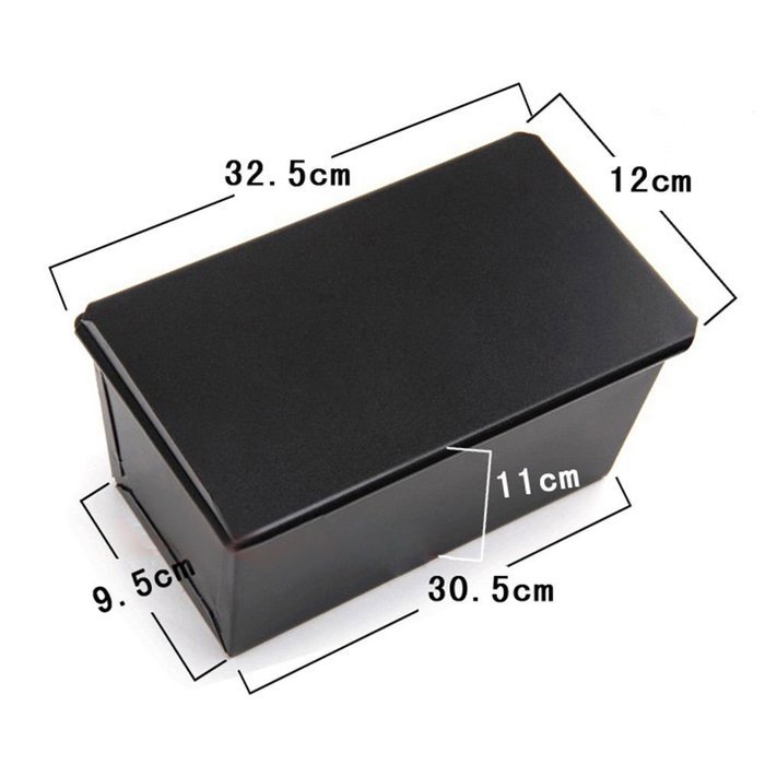 750g Loaf Pans Rectangle Nonstick Box Loaf Tin Kitchen Pastry Bread Cake Baking Pan Bakeware N3
