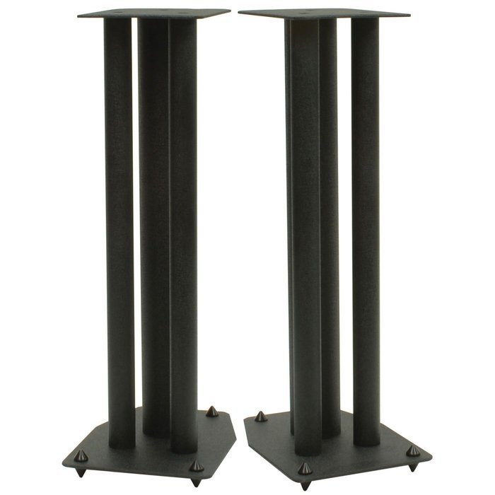 Dayton Audio SSMB24 24" Speaker Stand Pair Square Steel Base