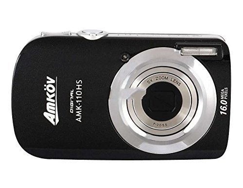 Amkov Dc110Hs 3.0" Tft Lcd Screen Digital Camera With 4X Digital Zoom (Black) Produced by YSK N7