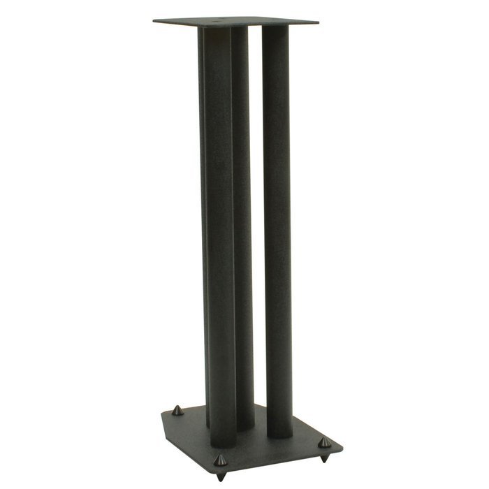Dayton Audio SSMB24 24" Speaker Stand Pair Square Steel Base N2