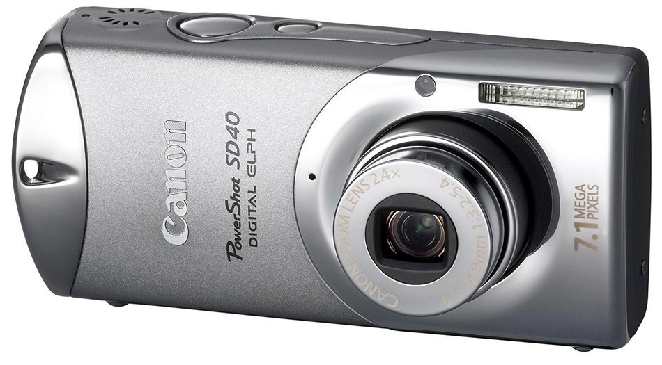 Canon PowerShot SD40 7.1MP Digital Elph Camera with 2.4x Optical Zoom (Noble Blue) N19