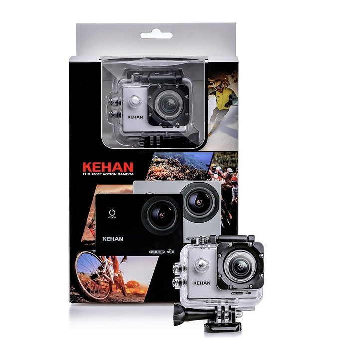 KEHAN C70 Full HD 1080P 60fps 2.0" Mini Wi-Fi Sports Action Camera 170 Degree Wide Lens with Time-Lapse/Loop Recording... N13