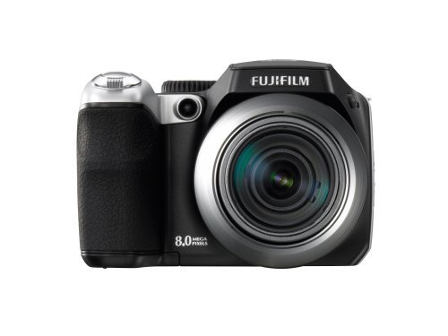 Fujifilm Finepix S8000fd 8MP Digital Camera with 18x Optical Image Stabilization N12