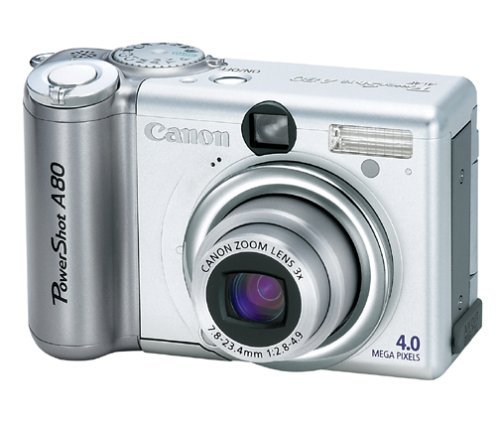 Canon PowerShot A80 4MP Digital Camera w/ 3x Optical Zoom N4