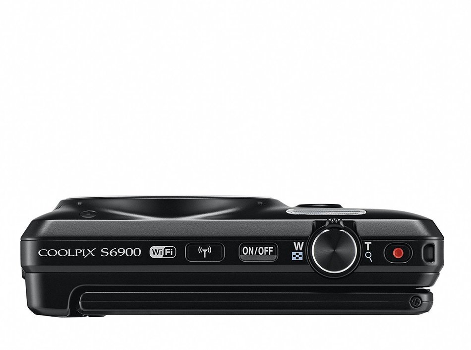 Nikon COOLPIX S6900 16MP Digital Camera with 12x Zoom, Rich Black (International Version, No Warranty) N16
