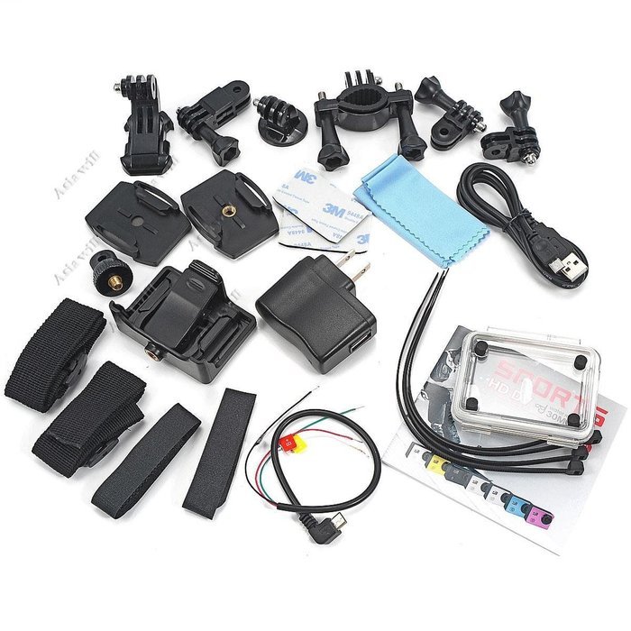 Asiawill&reg; SJ6000 WiFi 2" LCD Display 170&deg; Wide Angle H.264 12.0MP 1080P HD 30M Waterproof Outdoor Helmet Sport... N5