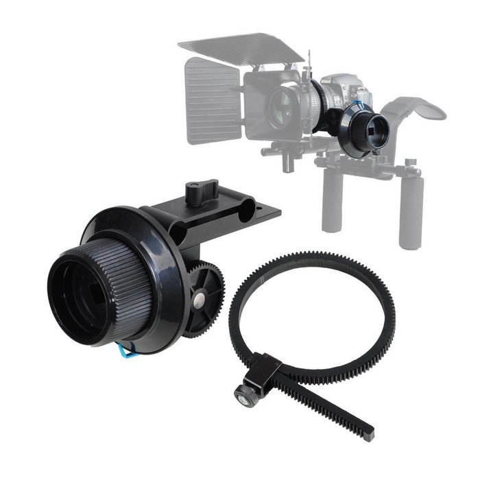 DSLR Stabilizer Shoulder Rig +Follow Focus+ Matte Box HD Video Camera Top Handle N3