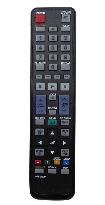 VINABTY Replaced Remote AH59-02298A fit for Samsung Blu-ray HTC5500 HTC5500/NWT HTC5500/SAH HTC5500/XAA HTC5500...