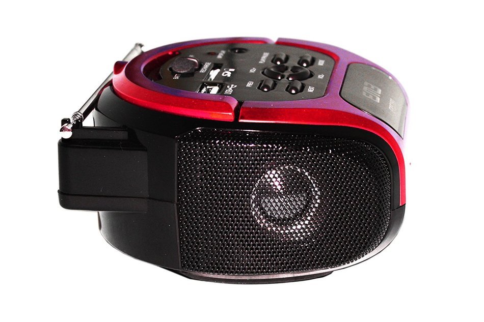 EMB Eps350 Sd/Mp3/Usb/Pc Portable Boombox Red N5