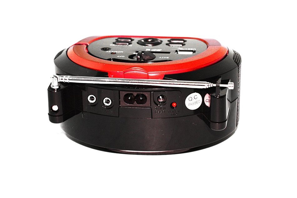 EMB Eps350 Sd/Mp3/Usb/Pc Portable Boombox Red N6