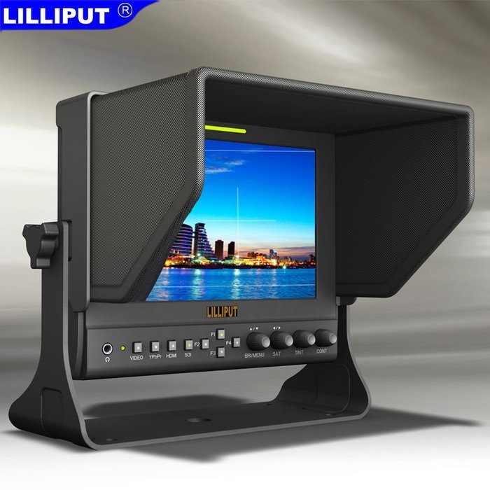 LILLIPUT 663 7" Metal shell IPS 1080P HDMI IN HD Monitor for DSLR & Full HD Camcorder for Canon 5D2 5D3 II III...