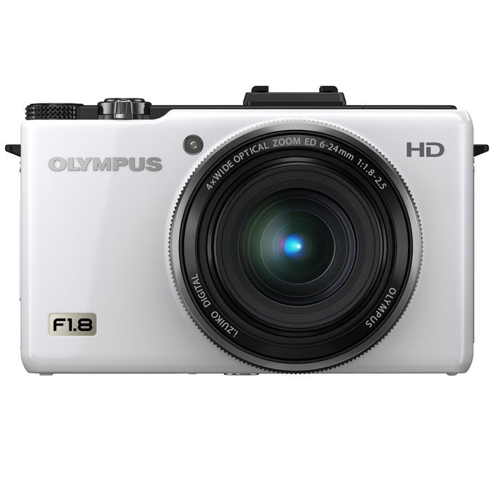 Olympus XZ-1 10 MP Digital Camera with f1.8 Lens and 3-inch OLED Monitor (White) (Old Model)