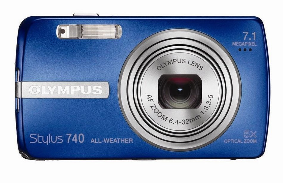 Olympus Stylus 740 7.1MP Digital Camera with Digital Image Stabilized 5x Optical Zoom (Silver) N2