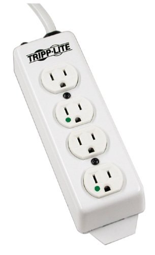 Tripp Lite 4 Outlet Medical-Grade Power Strip, UL1363 NOT for Patient-Care Vicinity, 15ft Cord w/ 5-15P-HG Plug... N6