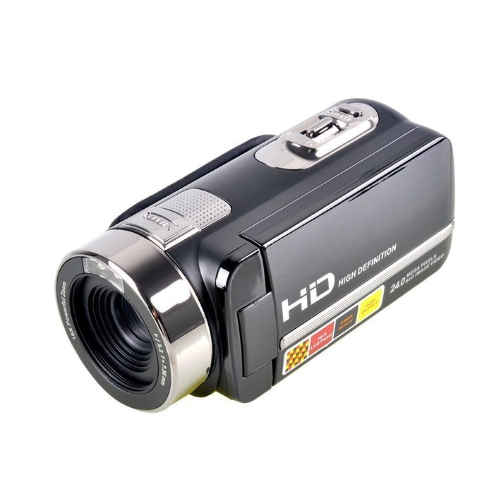 PowerLead CAM06 720P 16MP 2.7-Inch TFT LCD 16x Zoom DV DVR Digital Video Camcorder - Black and Red N25