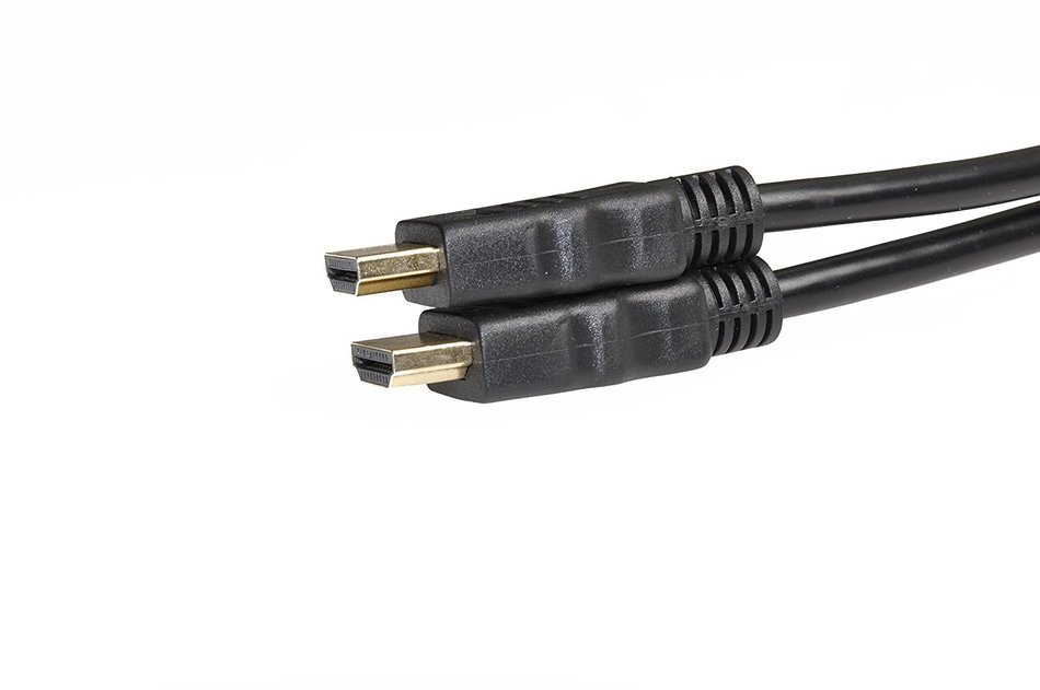 3 Feet High Speed HDMI Cable - Black and Gold Plated - By NETCNA