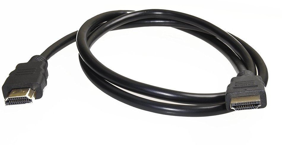 3 Feet High Speed HDMI Cable - Black and Gold Plated - By NETCNA N2