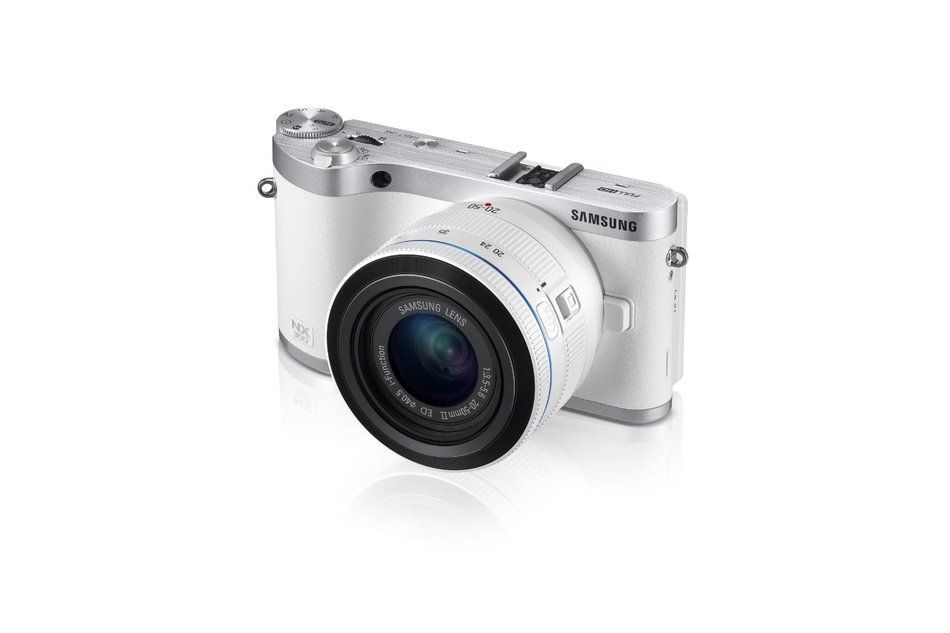 Samsung NX300 20.3MP CMOS Smart WiFi Mirrorless Digital Camera with 20-50mm Lens and 3.3" AMOLED Touch Screen... N10