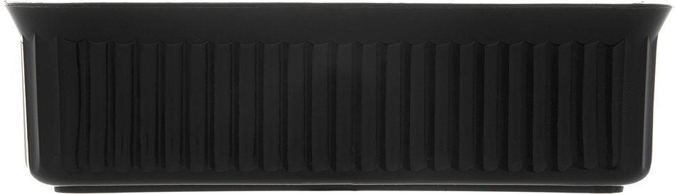 Carlisle 811003 Deliware Polypropylene Rectangular Crock, 5 lb. Capacity, 10.06 x 6.18 x 3.7", Black (Case of...