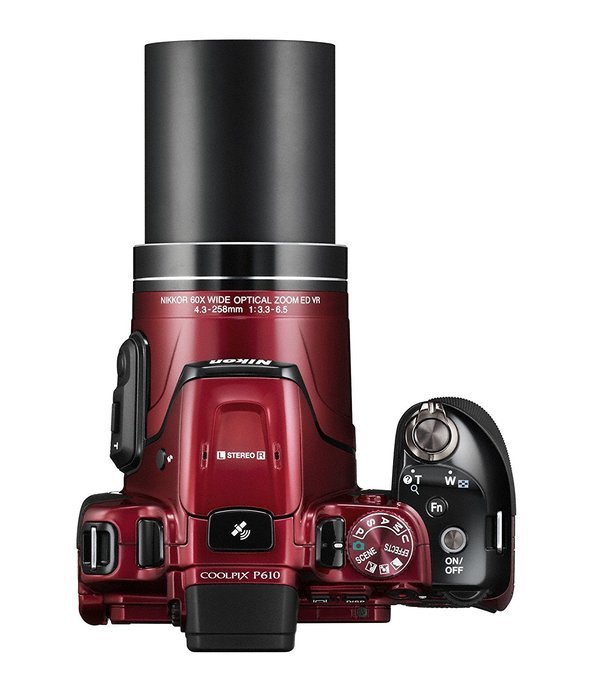 Nikon digital camera COOLPIX P610 optical 60 times the 16 million pixel Red P610RD [International Version, No... N11