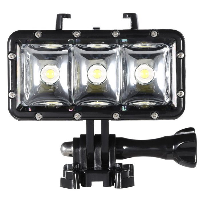 Andoer&reg; 3pcs LEDs Fill-in Light Diving Video Light Mini Spotlight Waterproof Underwater 30M Light Built-in Rechargeable... N7