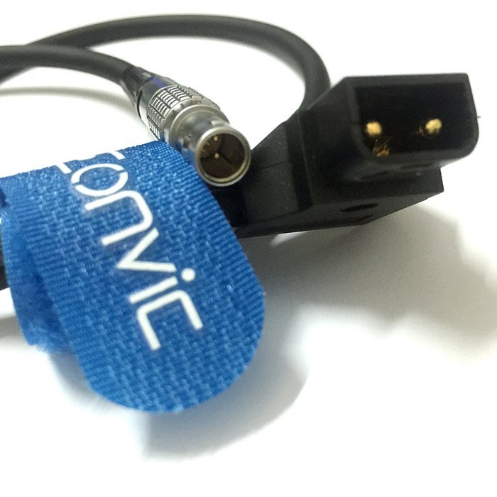 Eonvic cables- 18"D-TAP to Lemo 0B 2 pin Power Adapter Cable for Teradek Bond