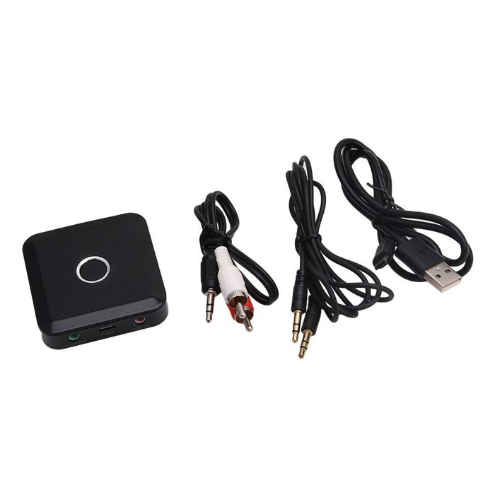 Slaxry Wireless Bluetooth 4.0 Transmitter and Receiver 3.5mm 2 in1 Stereo Audio Adapter N3