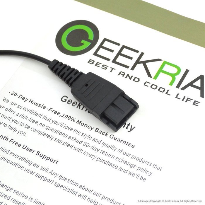 Jabra Headset Splitter Cable / Audio Cable / Training Cable / Cord with Observer Receive-Only and 2 Quick-Disconnects N2