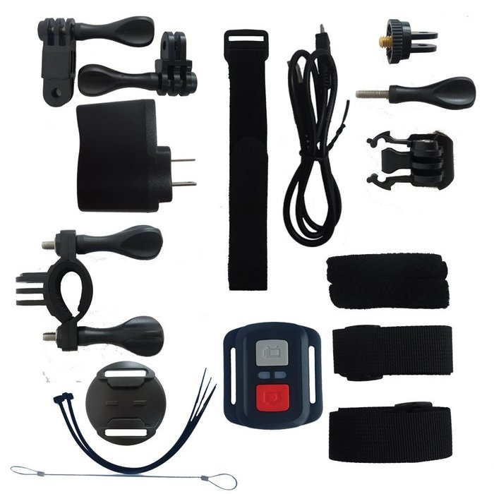 Action VR WIFI Sports DV With Remote Control 360 Degree Wide Angle Lens with 1.5 inch Screen V60R(black) N3