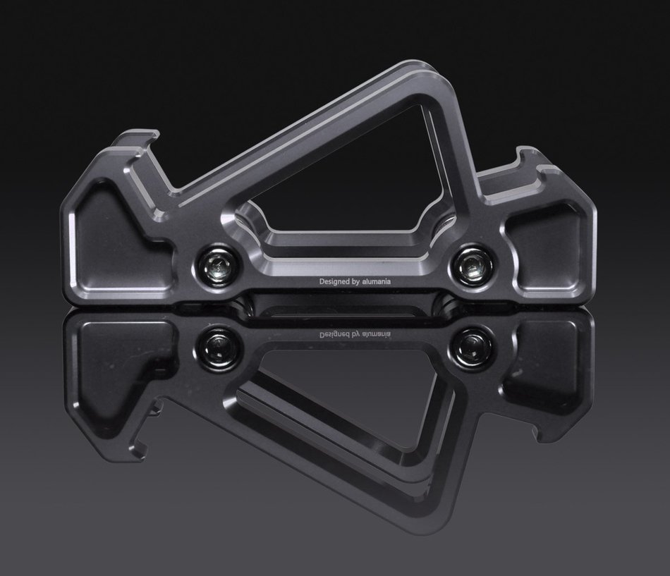 double angel billet stand for smart phone tablet dark silver gray N2