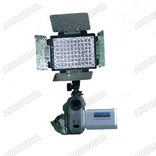 LED Video Light Lite for SANYO VPC-CG20, CG10, CG9, CG6, CG65, FH1A, FH1, HD2000A, HD1010, HD700, HD2000, HD2,... N6