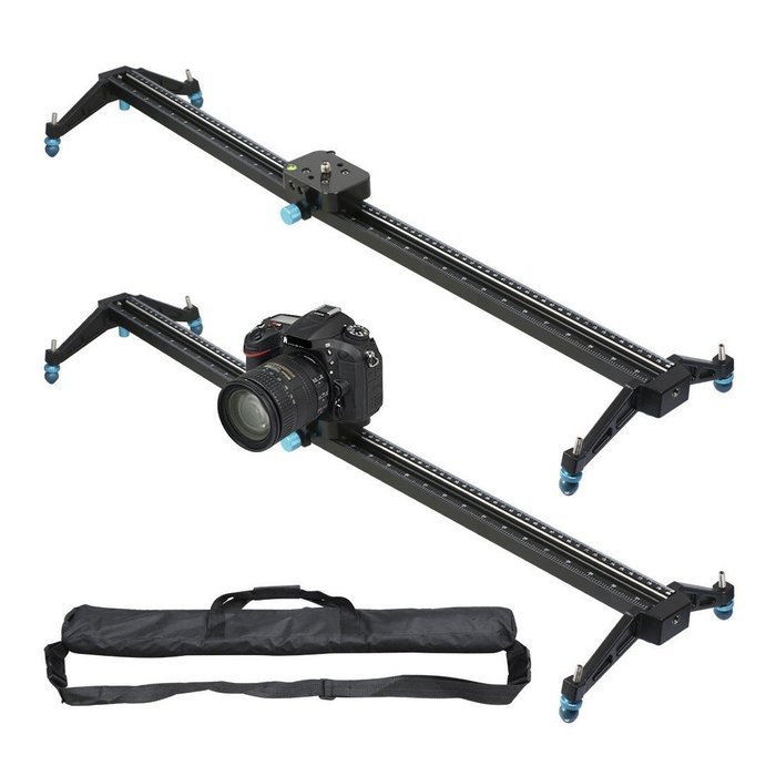 32" 80cm DSLR Camera Track Dolly Slider Video Stabilization Rail System N3