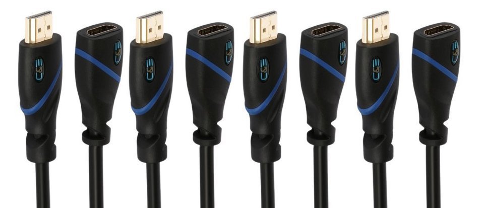 High Speed HDMI Cable With Ethernet - 3 Feet, CL3 Certified - Supports 3D and Audio Return Channel, 10-Pack N12