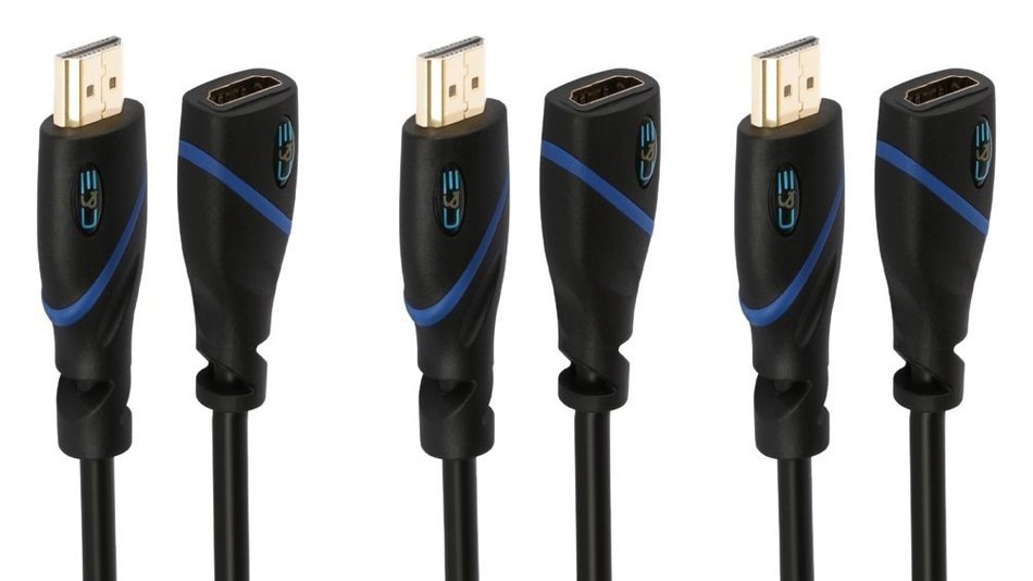 High Speed HDMI Cable With Ethernet - 3 Feet, CL3 Certified - Supports 3D and Audio Return Channel, 10-Pack N14