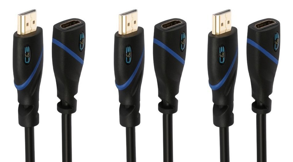 High Speed HDMI Cable With Ethernet - 3 Feet, CL3 Certified - Supports 3D and Audio Return Channel, 10-Pack N16