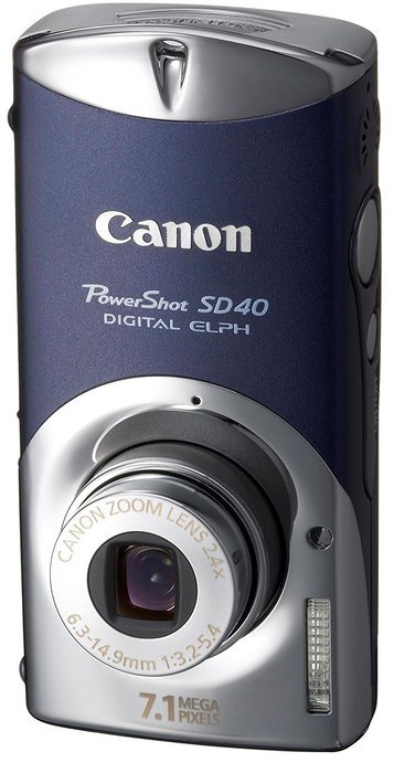Canon PowerShot SD40 7.1MP Digital Elph Camera with 2.4x Optical Zoom (Noble Blue) N22