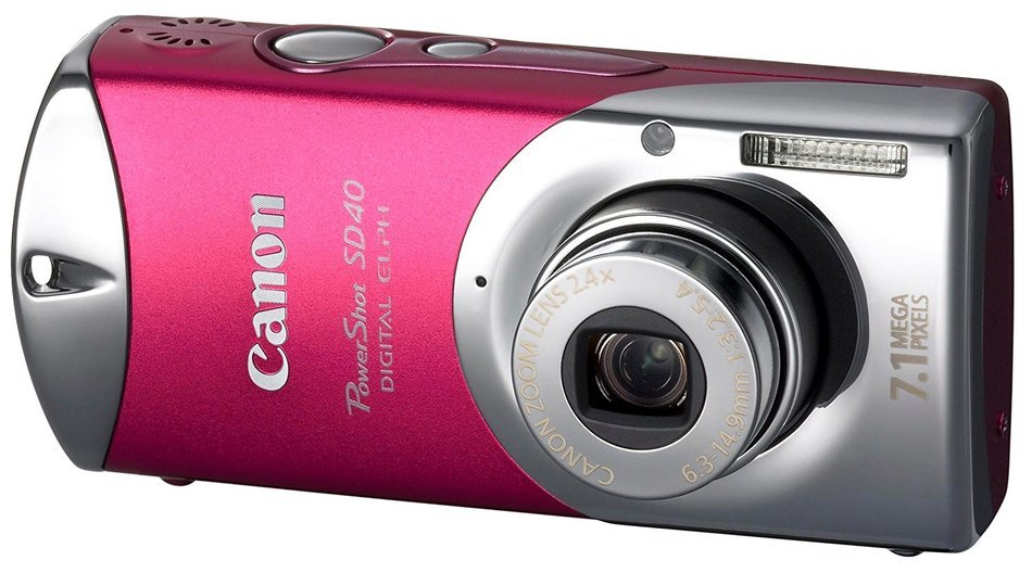 Canon PowerShot SD40 7.1MP Digital Elph Camera with 2.4x Optical Zoom (Noble Blue) N24