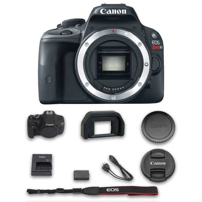 SL1 Camera (Body Only - No Lenses) + All Original Accessories Included - International Version