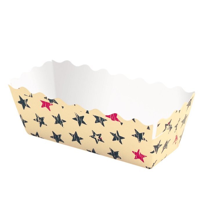 Hoffmaster 610906 Old Glory Loaf Pan, Small, 1-3/8" Wall 1-1/5" x 3-1/5" (Pack of 300)