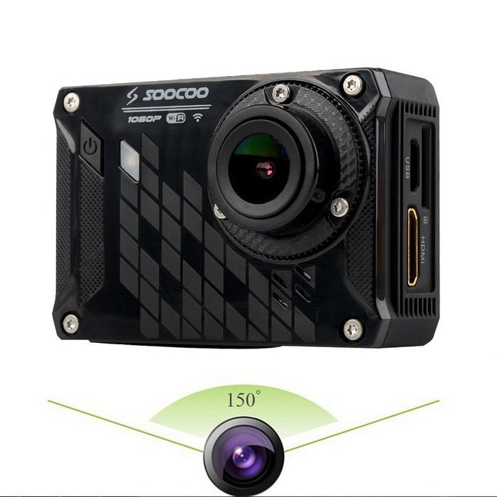 Andoer SOOCOO S33WS Pro WiFi Sport Action Camera 1080P 16MP 150 Degree Wide Angle 30M Waterproof DVR FPV with... N5