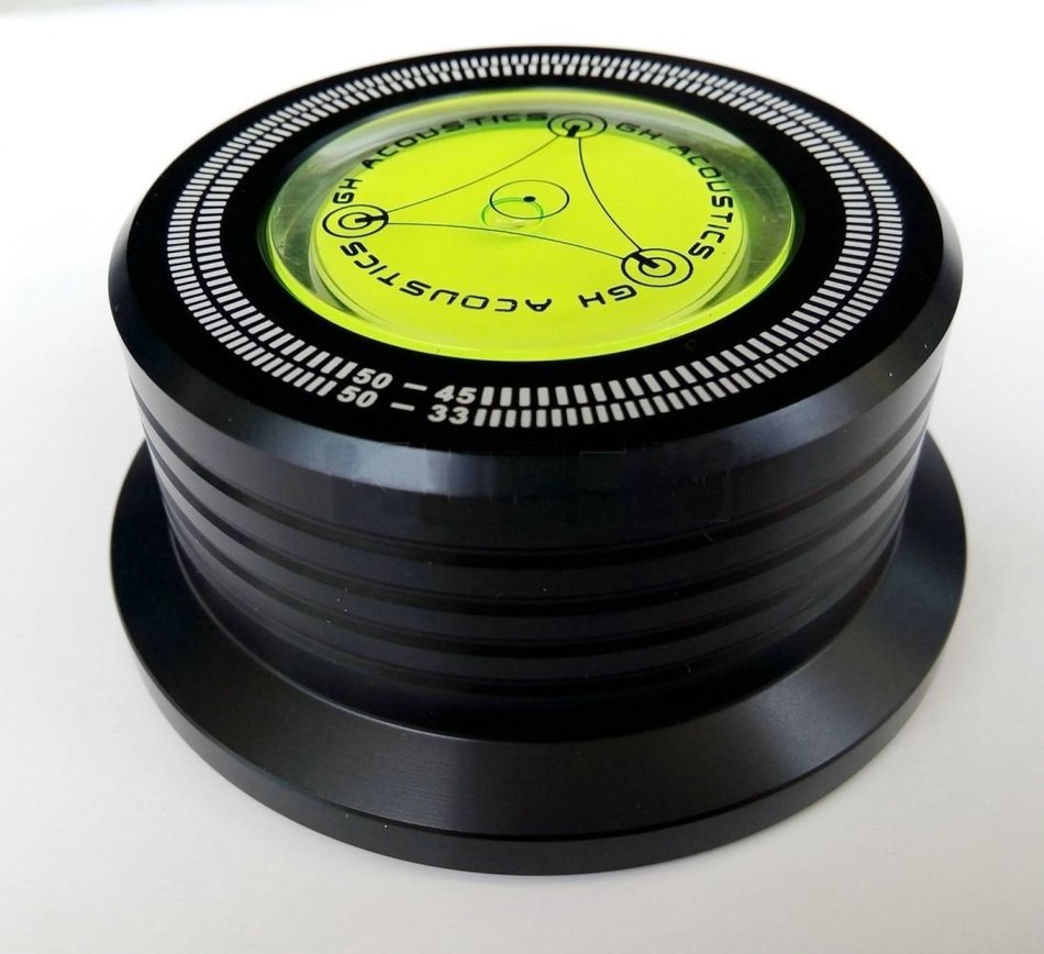3 in 1 Record Clamp LP Disc Turntable Record Stabilizer Black For Vibration Balanced N5