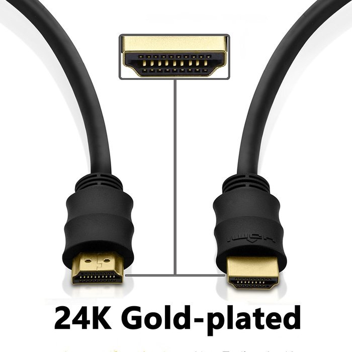 Perlegear High-speed HDMI Cable - 8.8ft Flexible HDMI Cable with Ethernet Supports 3D, 4K, Audio Return N3