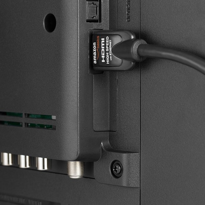 AmazonBasics High-Speed HDMI Cable - 6.5 Feet (2 Meters) Supports Ethernet, 3D, 4K and Audio Return N7