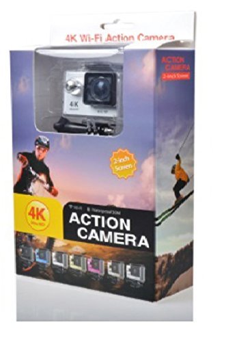 4k Waterproof Camera Wifi Wireless Sports Action Camera with 2 inch LCD Screen- Silver N5