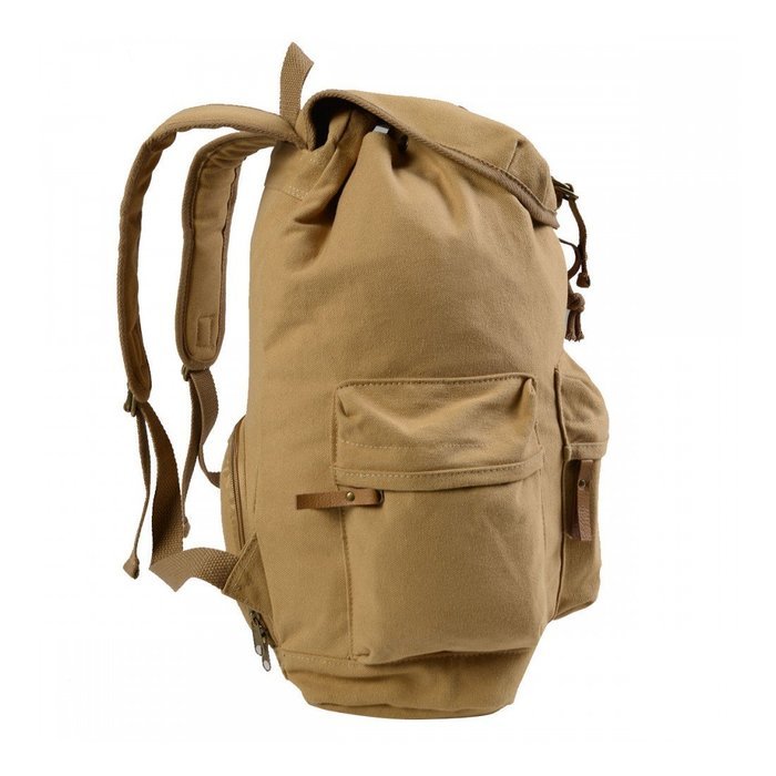 Khaki Camera Case Backpack Shoulder Carry Travel Bag for DSLR Canon Nikon Canvas N2