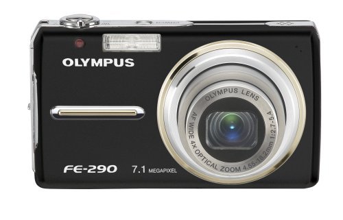 Olympus Stylus FE-290 7MP Digital Camera with 4x Wide Angle Optical Zoom (Black) N2