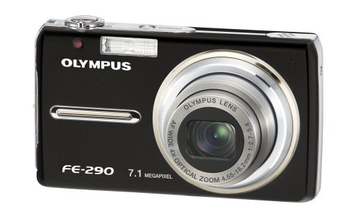 Olympus Stylus FE-290 7MP Digital Camera with 4x Wide Angle Optical Zoom (Black) N3
