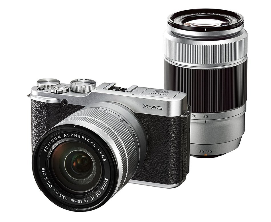 FUJIFILM mirror-less single-lens X-A2 double zoom lens kit Silver X-A2S1650II / 50230II [International Version... N5