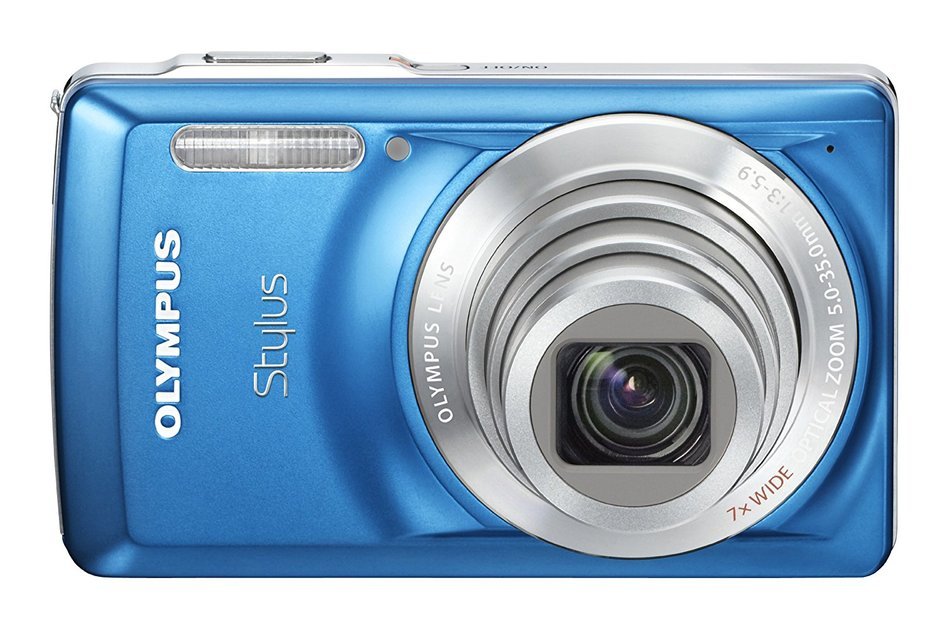 Olympus Stylus 7030 14 MP Digital Camera with 7x Wide Angle Dual Image Stabilized Zoom and 2.7-inch LCD (Blue)...